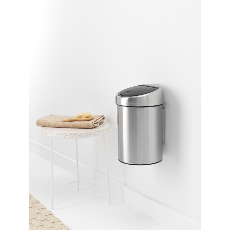 Brabantia Touch Affaldsspand inkl. Vgbeslag 3 L, Mat Stl