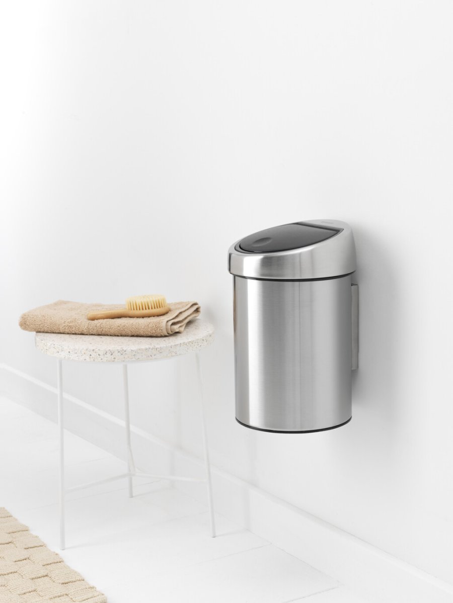 Brabantia Touch Affaldsspand inkl. Vgbeslag 3 L, Mat Stl