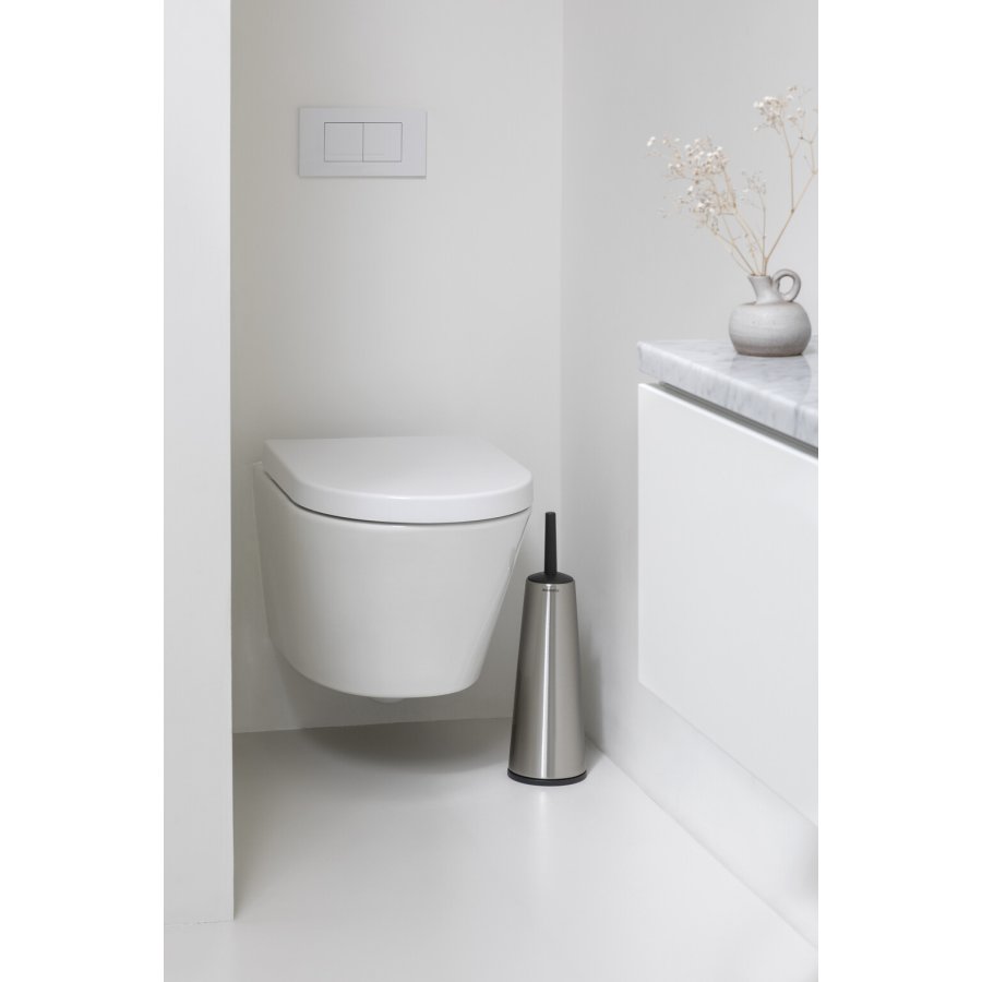 Brabantia ReNew Toiletbrste m. Holder, Mat Stl