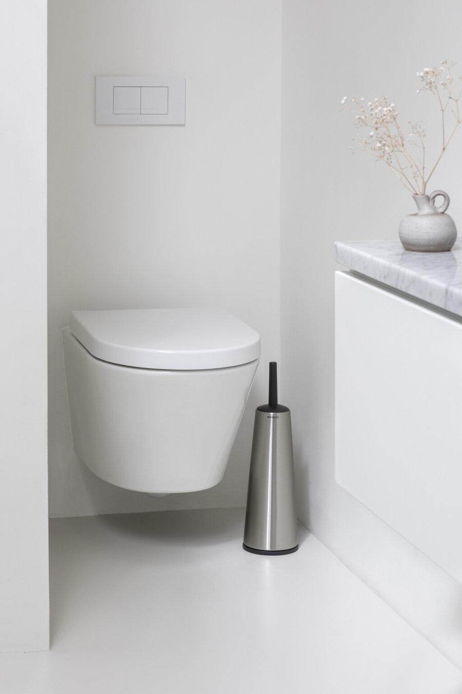 Brabantia ReNew Toiletbrste m. Holder, Mat Stl