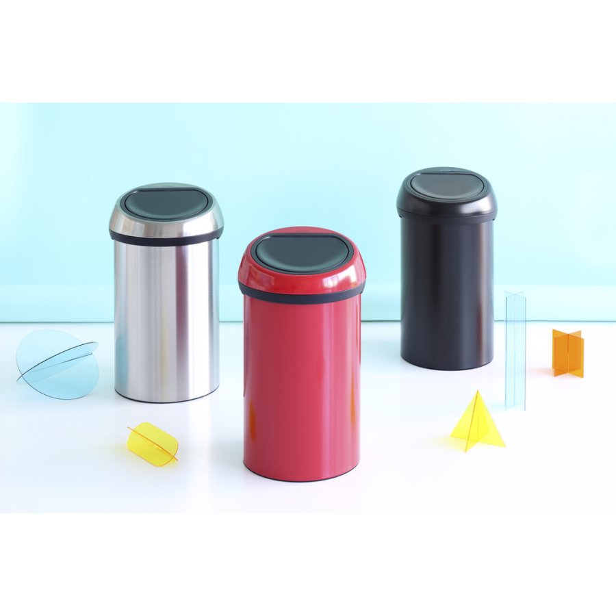 Brabantia Touch Affaldsspand 60 L, Passion Red