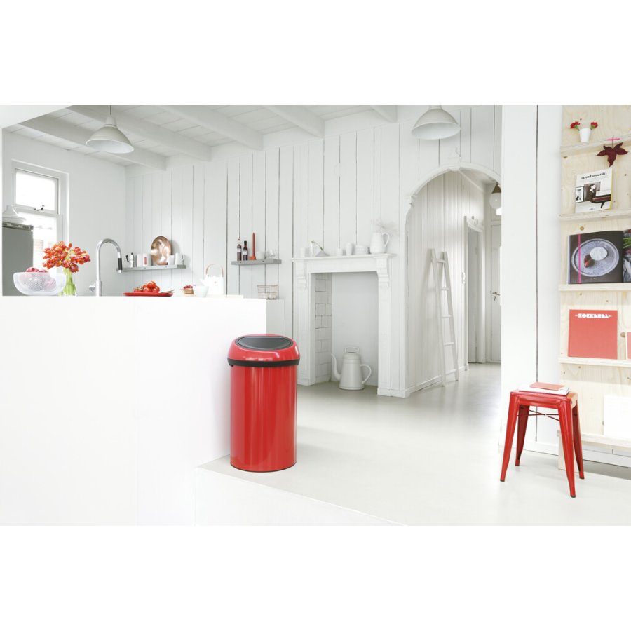 Brabantia Touch Affaldsspand 60 L, Passion Red