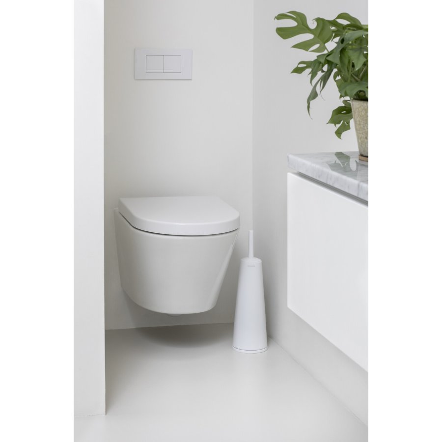 Brabantia ReNew Toiletbrste m. Holder, Hvid