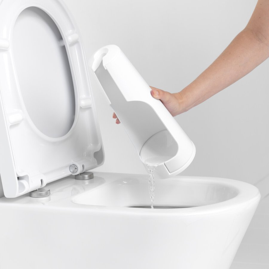 Brabantia ReNew Toiletbrste m. Holder, Hvid