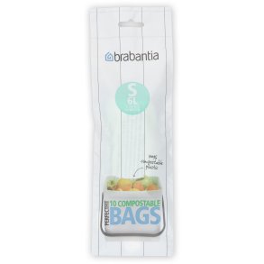 Brabantia PerfectFit Affaldspose S 10 stk. 6 L, Grn