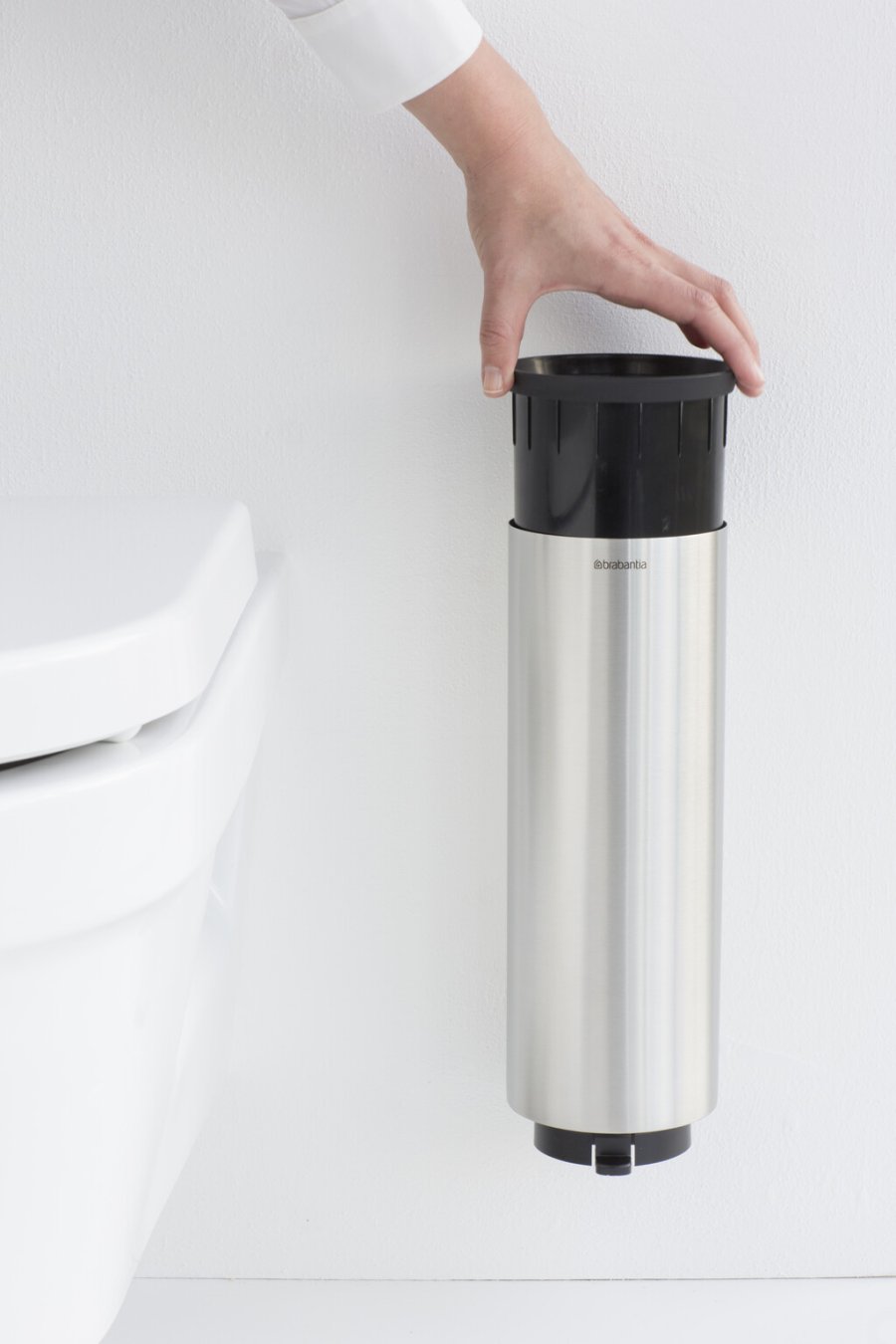 Brabantia Profile Toiletbrste m. Holder og Vgbeslag, Mat Stl