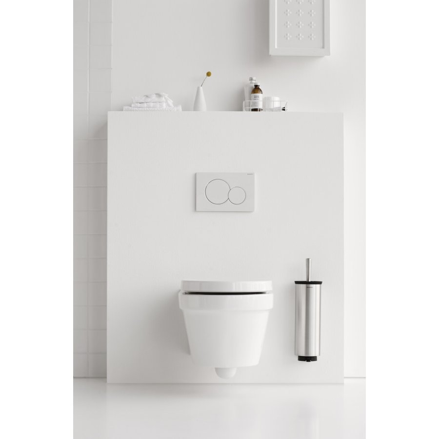 Brabantia Profile Toiletbrste m. Holder og Vgbeslag, Mat Stl