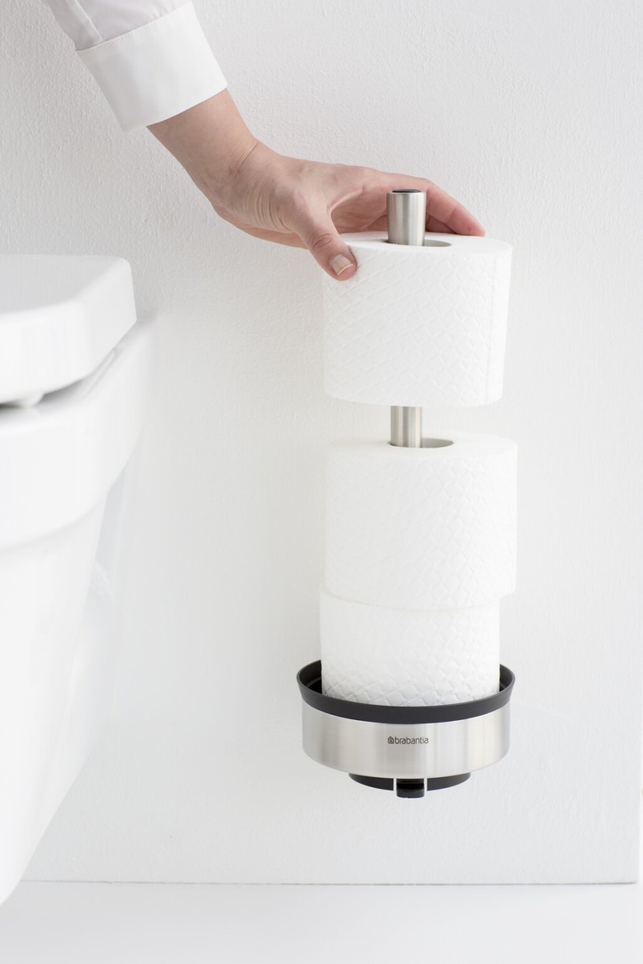 Brabantia Profile Toiletrulledispenser inkl. Vgbeslag, Mat Stl