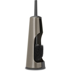 Brabantia ReNew Toiletbørste m. Holder, Platinum