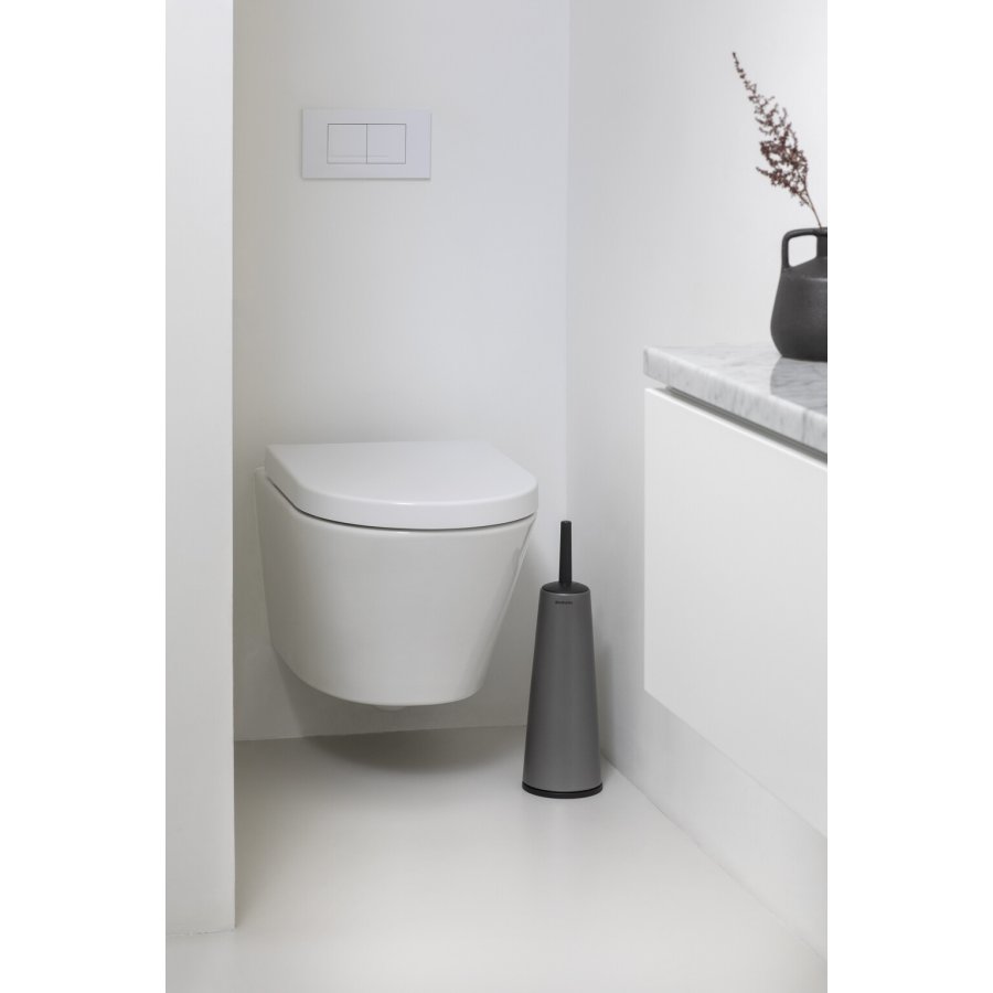 Brabantia ReNew Toiletbrste m. Holder, Platinum