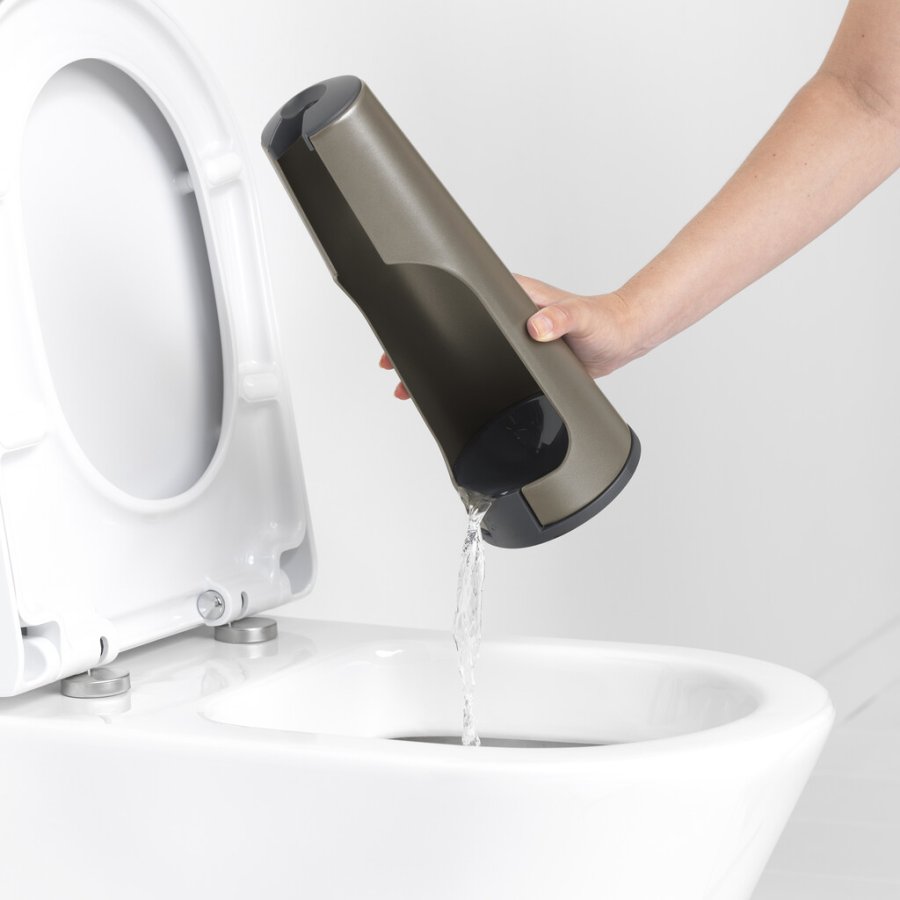 Brabantia ReNew Toiletbrste m. Holder, Platinum