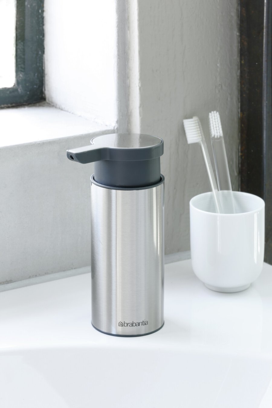 Brabantia Profile Sbedispenser Fingerprint Proof 0,2 L, Mat Stl