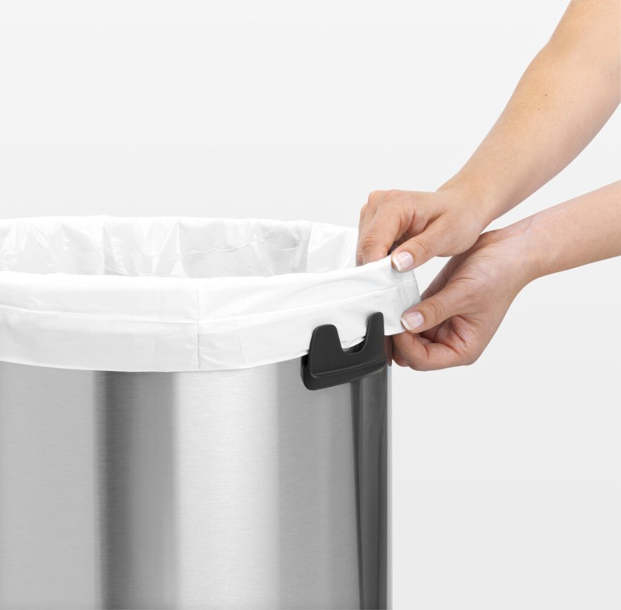 Brabantia Touch Affaldsspand Fingerprint Proof 60 L, Mat Stl