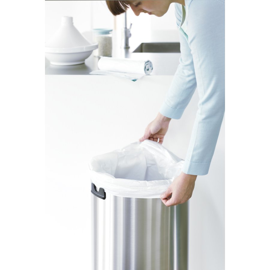 Brabantia Push Affaldsspand 60 L, Mat Stl