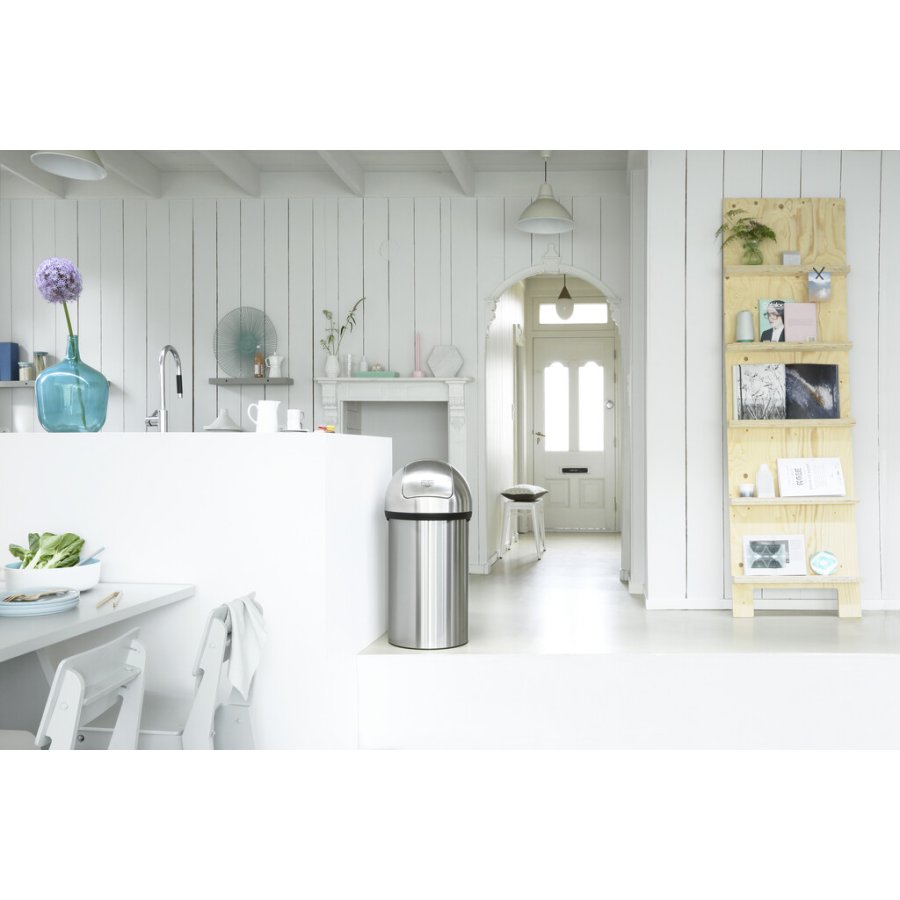 Brabantia Push Affaldsspand 60 L, Mat Stl