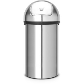 Brabantia Push Affaldsspand 60 L, Mat Stl