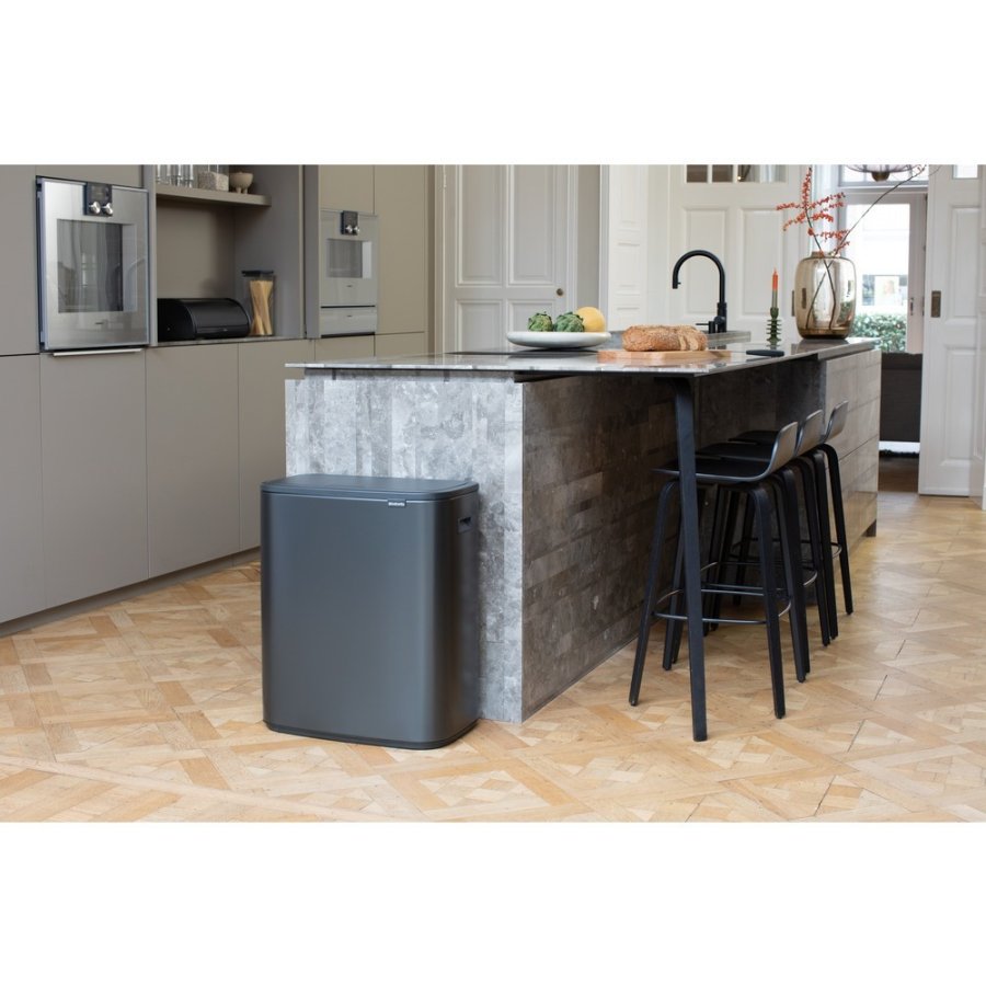 Brabantia Bo Touch Affaldsspand 60 L, Confident Grey