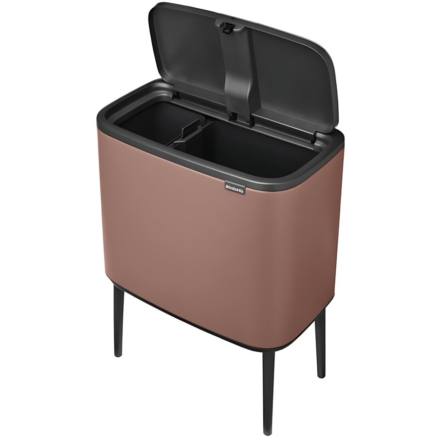Brabantia Bo Touch Affaldsspand 11+23 L, Satin Taupe