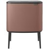 Brabantia Bo Touch Affaldsspand 11+23 L, Satin Taupe