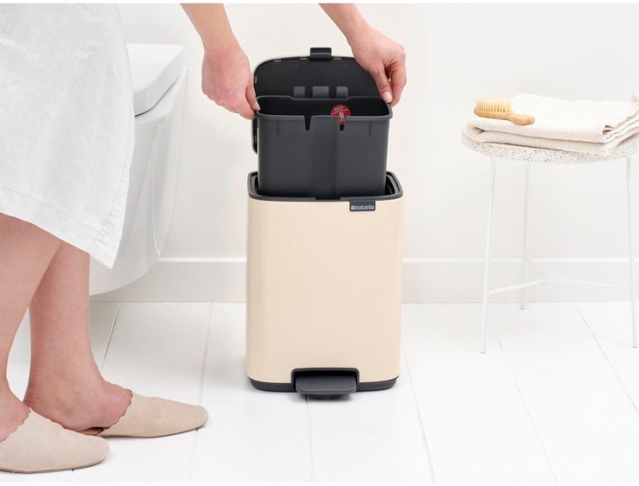Brabantia Bo Pedalspand 7 L, Soft Beige