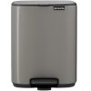 Brabantia Bo Pedalspand 7 L, Platinum