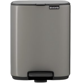 Brabantia Bo Pedalspand 7 L, Platinum