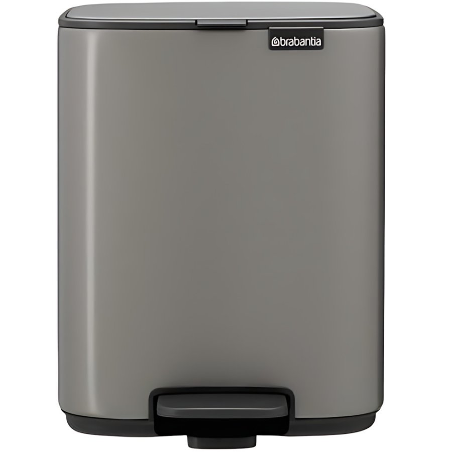 Brabantia Bo Pedalspand 7 L, Platinum