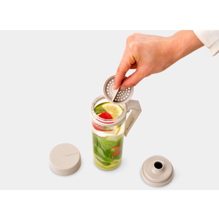 Brabantia Make & Take Drikkeflaske m. Si 500 ml, Soft Beige