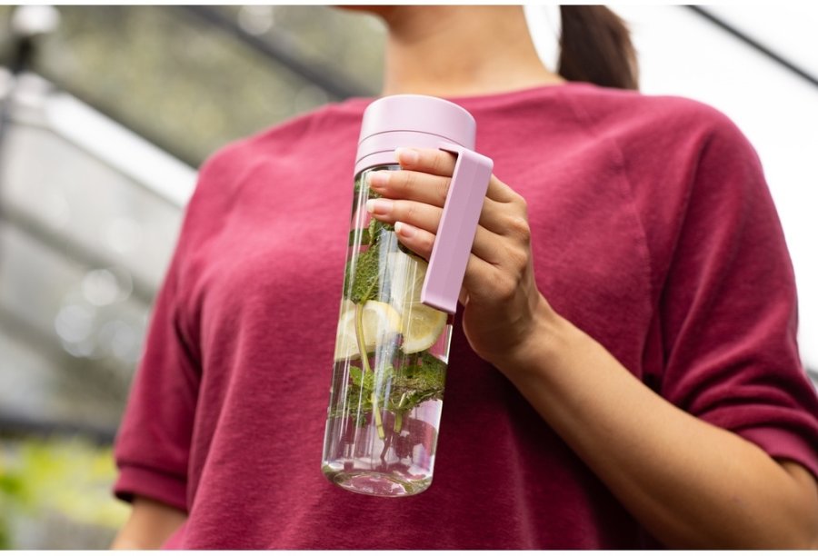 Brabantia Make & Take Drikkeflaske m. Si 500 ml, Lilac Pink