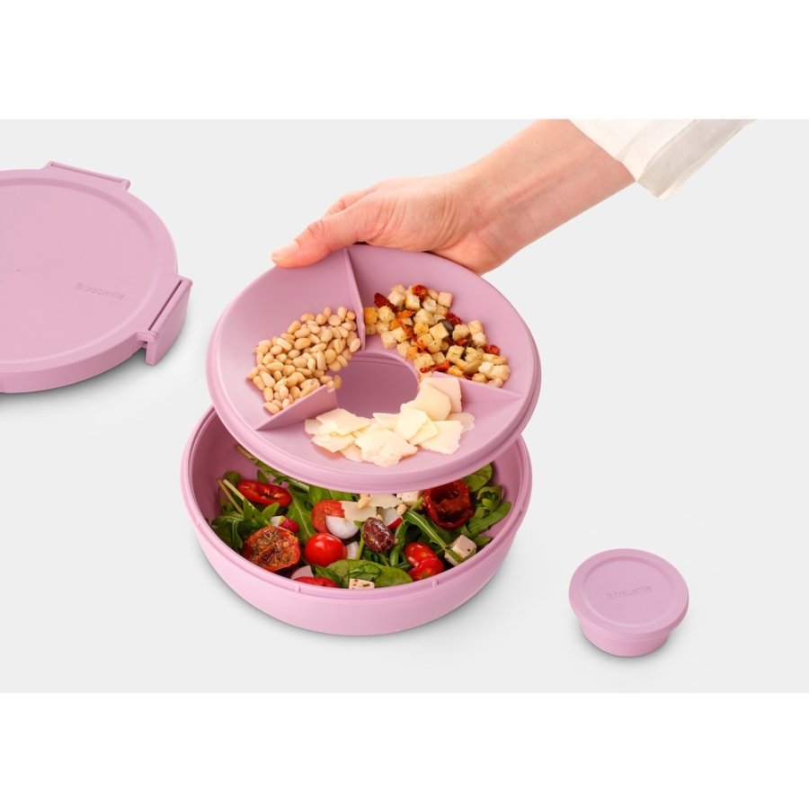 Brabantia Make & Take Saladekom �21,5 cm, Lilac Pink