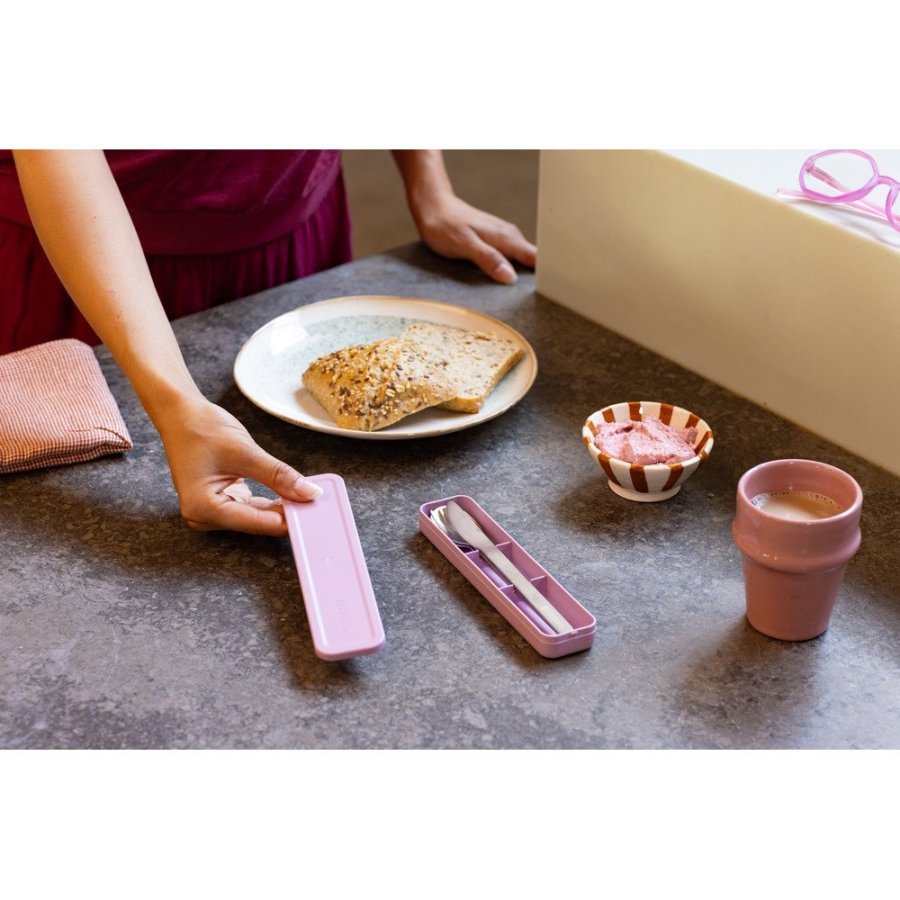 Brabantia Make & Take Besteckset 3-teilig, Lilac Pink