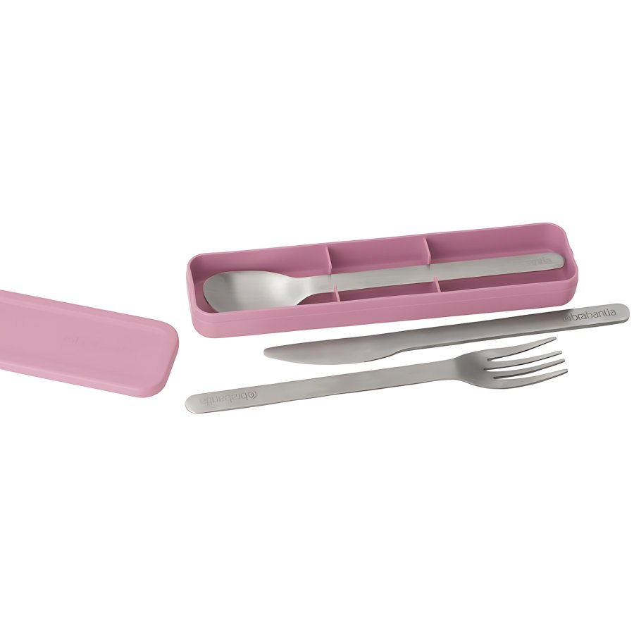 Brabantia Make & Take Besteckset 3-teilig, Lilac Pink
