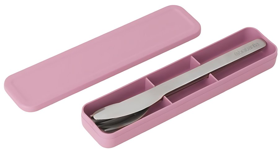 Brabantia Make & Take Besteckset 3-teilig, Lilac Pink