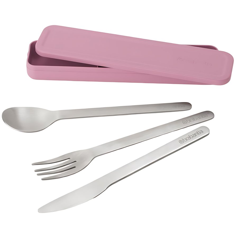 Brabantia Make & Take Besteckset 3-teilig, Lilac Pink