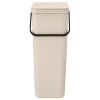 Brabantia Sort & Go Affaldsspand m. L�g 40 L, Soft Beige