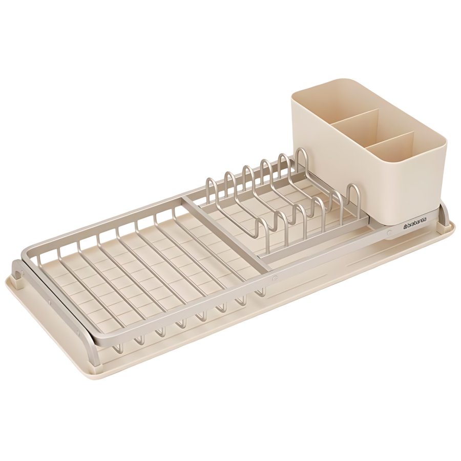 Brabantia Opvaskestativ m. Bakke 46,3x20 cm, Soft Beige