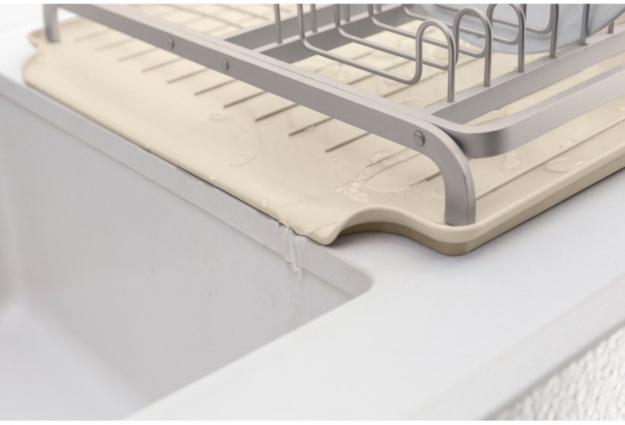 Brabantia Opvaskestativ m. Bakke 49x38,5 cm, Soft Beige