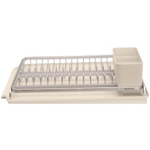 Brabantia Opvaskestativ m. Bakke 49x38,5 cm, Soft Beige