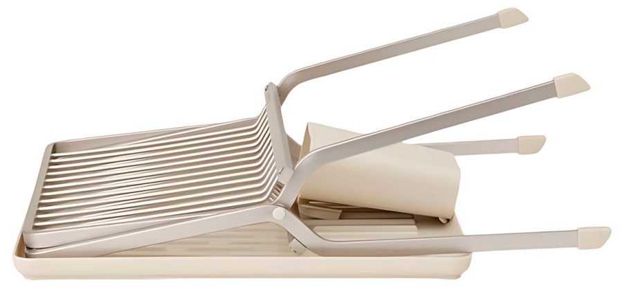 Brabantia Opvaskestativ m. Bakke 37x33 cm, Soft Beige