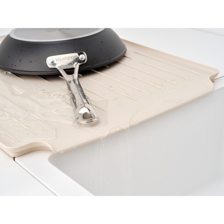 Brabantia Opvaskestativ m. Bakke 51x42 cm, Soft Beige