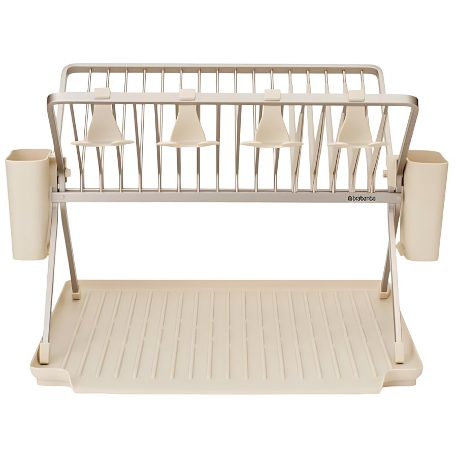 Brabantia Opvaskestativ m. Bakke 51x42 cm, Soft Beige