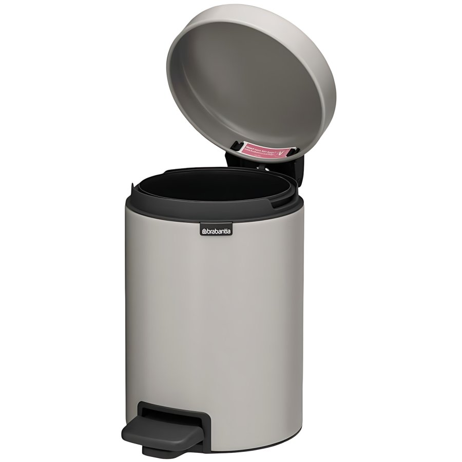 Brabantia Newlcon Pedalspand 3 L, Lysegr�