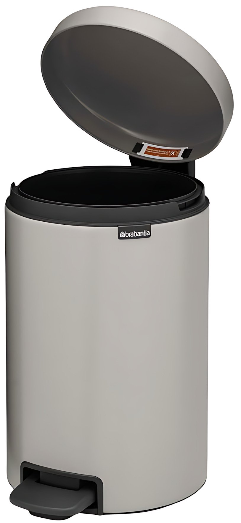 Brabantia Newlcon Pedalspand 12 L, Lysegr�