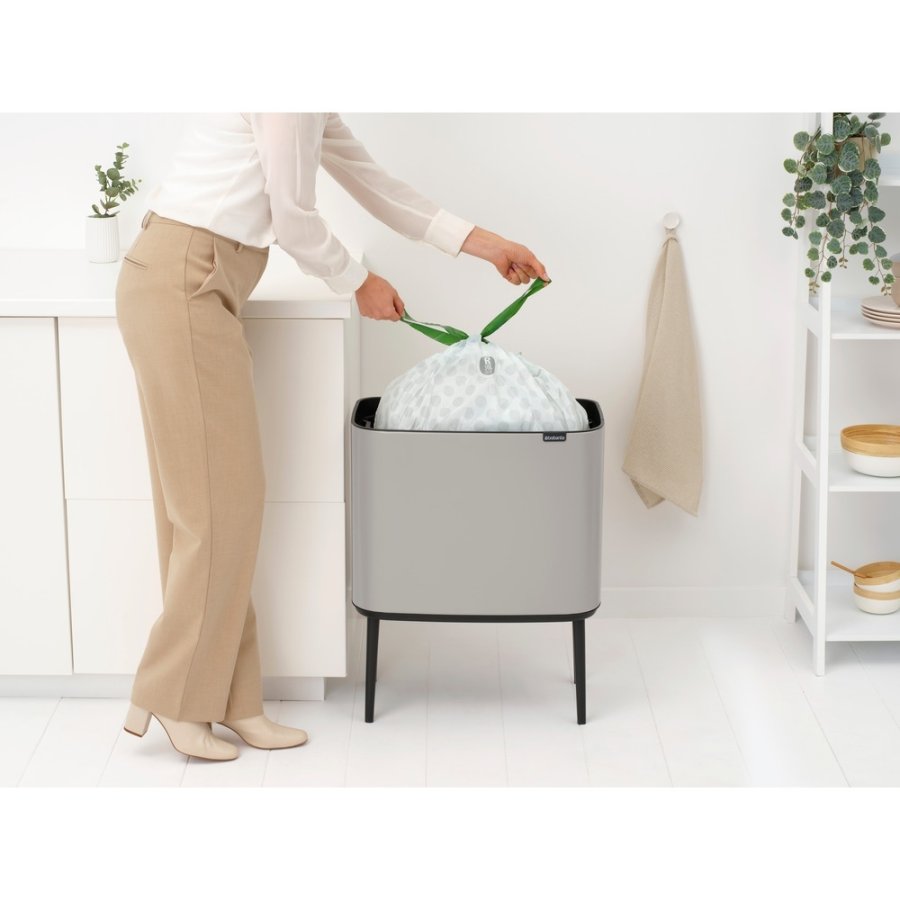 Brabantia Bo Touch Afvalemmer 36 L, Lichtgrijs