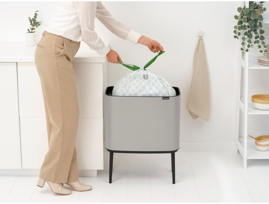 Brabantia Bo Touch Afvalemmer 36 L, Lichtgrijs