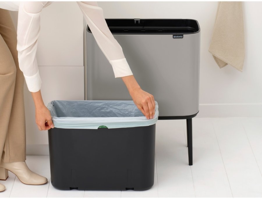 Brabantia Bo Touch Afvalemmer 36 L, Lichtgrijs