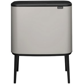 Brabantia Bo Touch Afvalemmer 3x11 L, Lichtgrijs