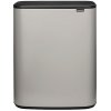 Brabantia Bo Touch Affaldsspand 2x30 L, Lysegr�