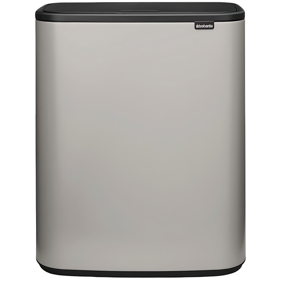 Brabantia Bo Touch Afvalemmer 2x30 L, Lichtgrijs