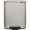 Brabantia Bo Pedalspand 2x30 L, Lysegr�